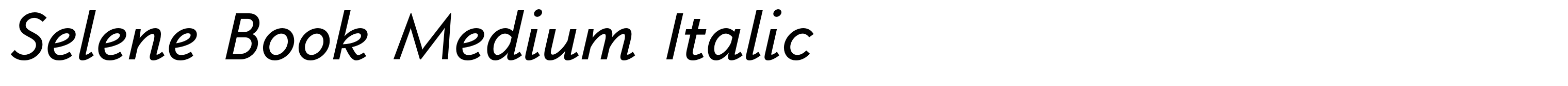 Selene Book Medium Italic